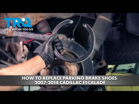 How to Replace Parking Brake Shoes 2007-2014 Cadillac Escalade