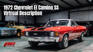 Video Thumbnail for 1972 Chevrolet El Camino SS