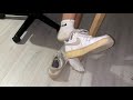 Nike Airforce 1 Shoe Play Socks And Barefoot CLOSEUP