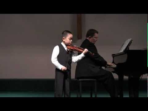 Violin Prodigy Spencer Tsai, age 7, - Ernest Bloch "Nigun"