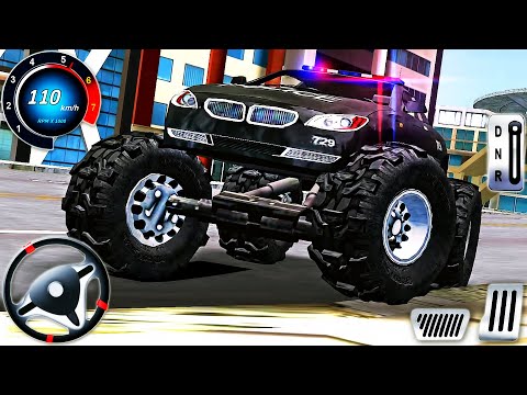 Police Truck Racing Simulator 3D - 4x4 Monster Truck Stunts Driver - Android GamePlay #2
