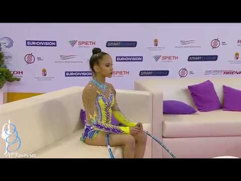 Laura Sales - POR - Arco (Hoop) - Senior AA - EC Budapest 2017