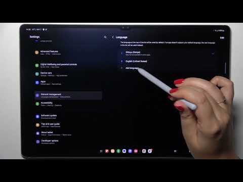 How to Change Language on SAMSUNG Galaxy Tab S10 Ultra 5G