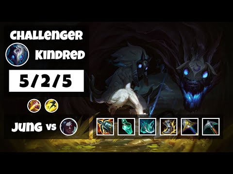 Kindred vs Kayn BR Challenger JUNGLE (5/2/5) - v11.18