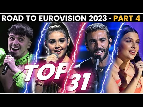 Road to Eurovision 2023 - Part 4 - TOP 31 - Our Favourites So Far!