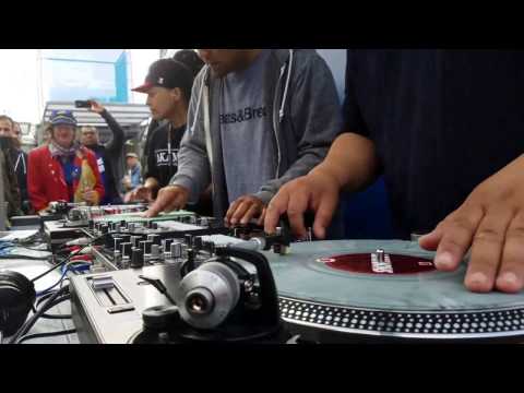 The Invisibl Skratch Piklz, DJ Qbert, D-Styles & Shortkut perform live.