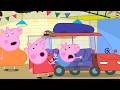 Peppa Pig George ARGUE Over The FRONT Seat Bigger Car Full Episodes 26 Mins