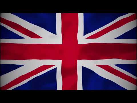 United Kingdom Flag Waving 5 minutes | Flag Waving |