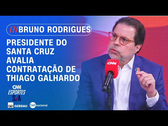 Presidente do Santa Cruz sobre Thiago Galhardo: Retorno muito bom | ESPORTES S/A
