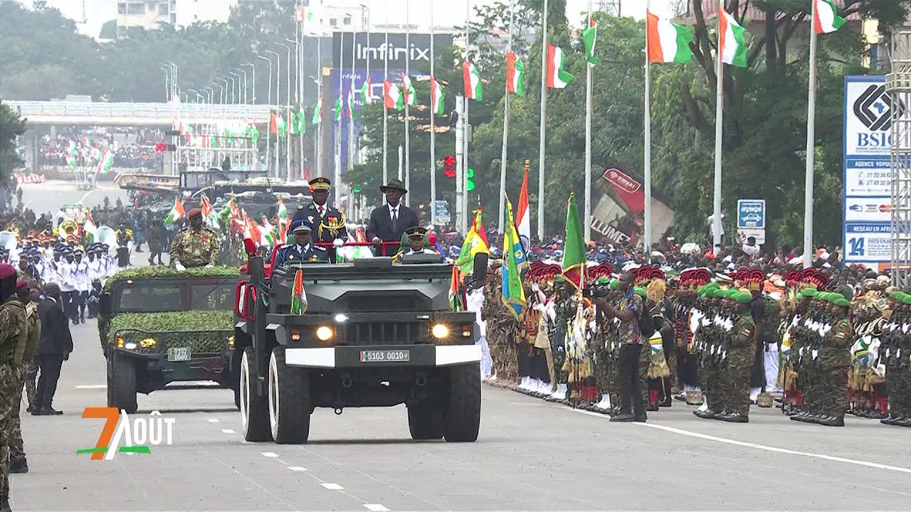 Le défilé militaire de l'An 66 de l'Indépendance à Yopougon, le 7 août 2026