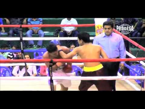 Pelea Valentin Baltodano vs Bryan Suazo - Prodesa