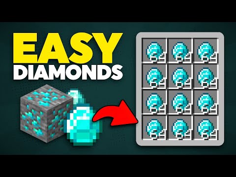 The BEST ways to find A LOT of Diamonds in Minecraft!