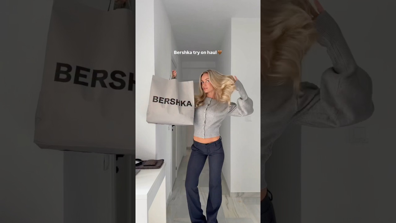 Bershka try on haul #shorts #reels #ootd #outfit #style #fashion #fashiontrends #foryou #foryoupage