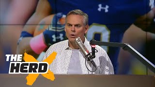 Michigan coach Jim Harbaugh is worth the money - Colin Cowherd explains | THE HERD