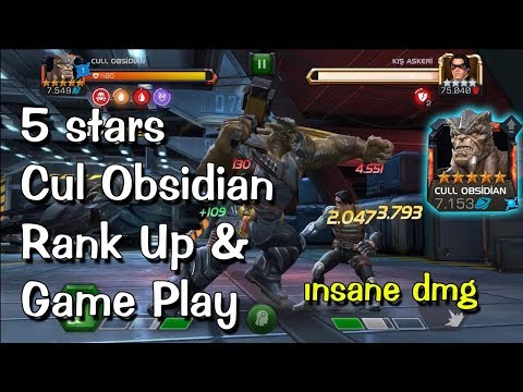 5 STARS CULL OBSIDIAN RANK UP & GAME PLAY - MCOC
