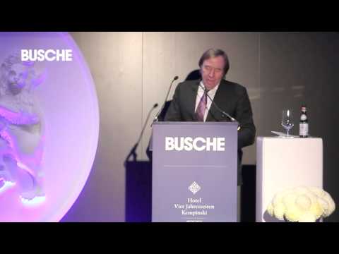 16. BUSCHE GALA - Laudatio von Günter Netzer auf Franz Beckenbauer