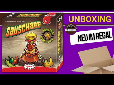 SAUSCHARF | WAS IST DRIN? 📦 Brettspiel - Kartenspiel Unboxing [Brettspiele]