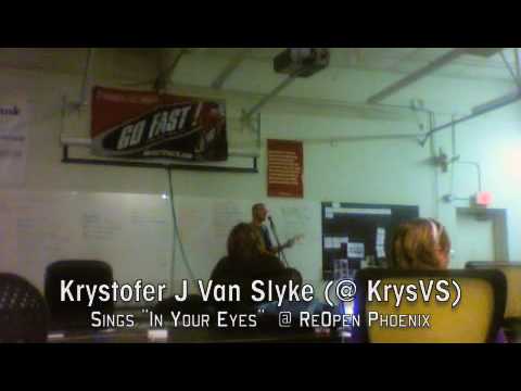 Krystofer J Van Slyke sings 