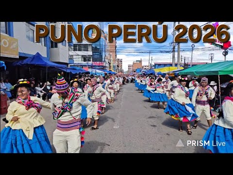 PASACALLE DE AUTÓCTONAS EN HONOR FESTIVIDAD VIRGEN DE LA CANDELARIA PUNO PERÚ  2026