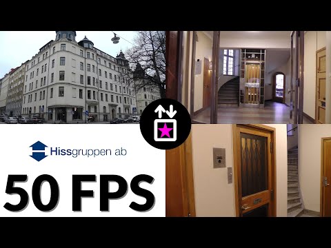 2x Vintage Graham Brothers Traction Elevators @ Kommendörsgatan 34 & Skeppargatan 53, Stockholm