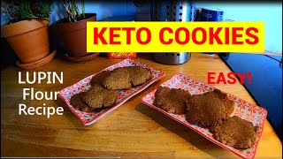 KETO COOKIES with LUPIN FLOUR | Low carb cookies (lupin flour recipe)