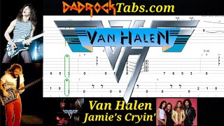 Jamie's Cryin' - Van Halen - Guitar + Bass TABS Lesson 
