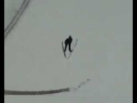 Lillehammer - Norwegian ski jumper - about 140 metres