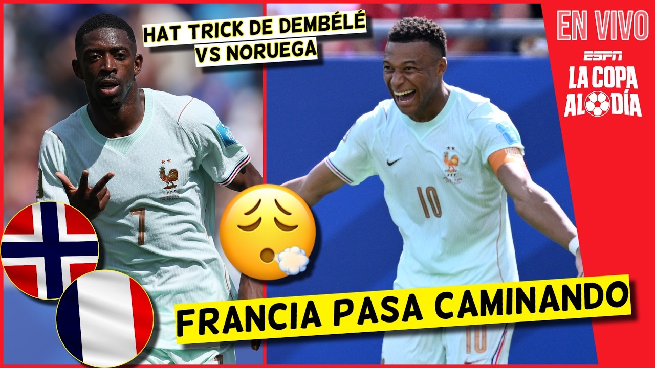 MBAPPÉ Y FRANCIA pasan CAMINANDO a 16vos luego de APLASTAR a la NORUEGA de HAALAND | La Copa al Día