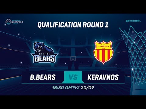 Bakken Bears v Keravnos - Qual. Rd. 1 - Full Game - Basketball Champions League 2019-20