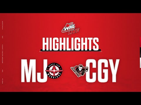 Moose Jaw Warriors at Calgary Hitmen 2/10 | WHL Highlights 2023-24
