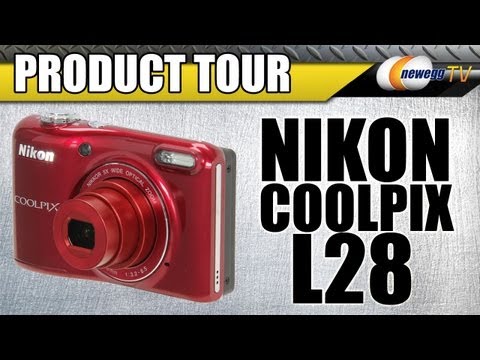 Newegg TV: Nikon COOLPIX L28 Red Digital Camera Product Tour