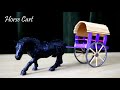 DIY Horse Carriage Village Craft Popsicle Sticks Craft