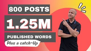 1.25 Million Word - Website Weds - Free Course and a Catch-Up