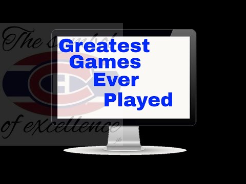 GoHabsGo! Greatest games ever played   ep 1 CanadiensvRed Army 12 31 75