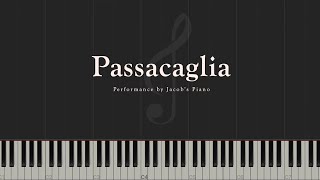 Passacaglia \\ Jacob's Piano \\ Synthesia Piano Tutorial
