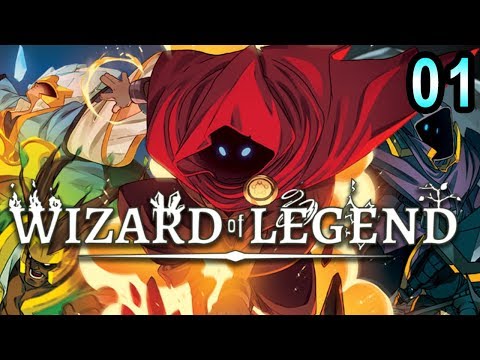 Let's Play Wizard Of Legend Play through / Walk through Part 1 (NEW Rouge Dungeon Crawler)