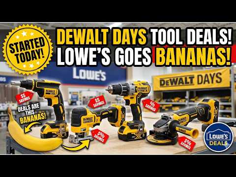 INSANE DeWALT Day Tool Deals At Lowe's You Can't Miss!