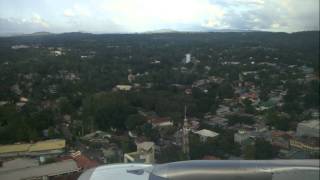 preview picture of video 'Landing. Philippines, Bohol, Tagbilaran (TAG) 11.11.2011'