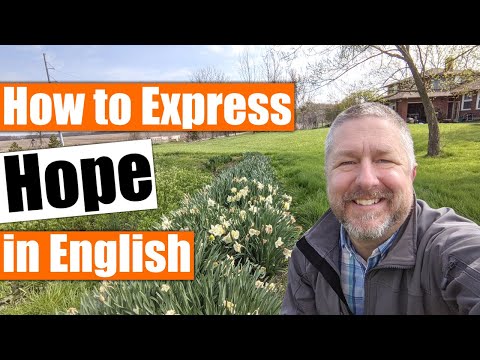 How to Express Hope in English