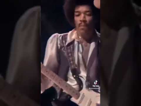 One of the COOLEST moments in rock n roll history 🎸 w/ Jimi Hendrix #shorts