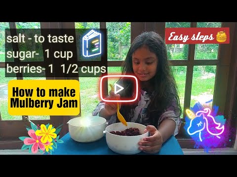 How to make - Mulberry Jam - ENGLISH #BlessedGirl