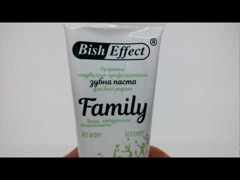 Мінеральна зубна паста, натуральна з бішофіту Family