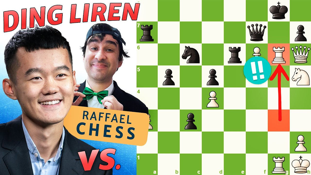 INACREDITÁVEL ENFRENTEI DING LIREN o Dragão Chines - Raffael Chess Vs Ding Liren