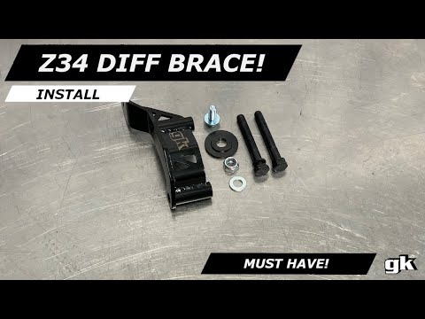 Gktech Z34 370Z Diff Brace - Install