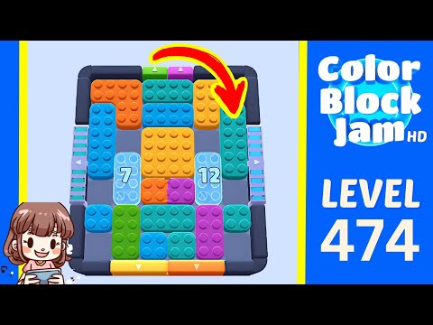 Color Block Jam Level 474 Solution Walkthrough