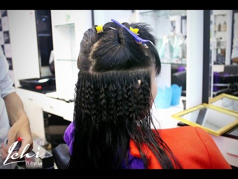 Dịch vụ nối tóc công nghệ Fiberglass tại Ichi Hair Salon 71 Đại La