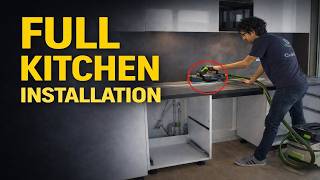 FULL Kitchen Installation – Start to Finish | Professional Installer