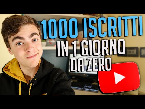 Come ho fatto 1000 ISCRITTI in 1 GIORNO da 0!