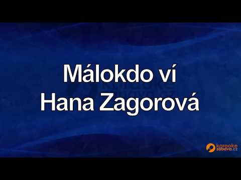 FullHD karaoke Málokdo ví - Hana Zagorová - ukázka