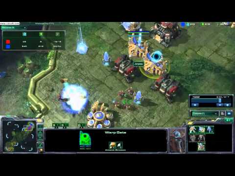 Game 2 TvP - Planetary Fortress Rush With Marines